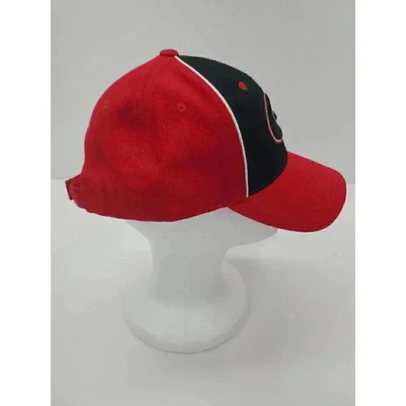 Georgia Bulldogs Black & Red Adjustable Men's Hat Embroidered Logo - Picture 4 of 7